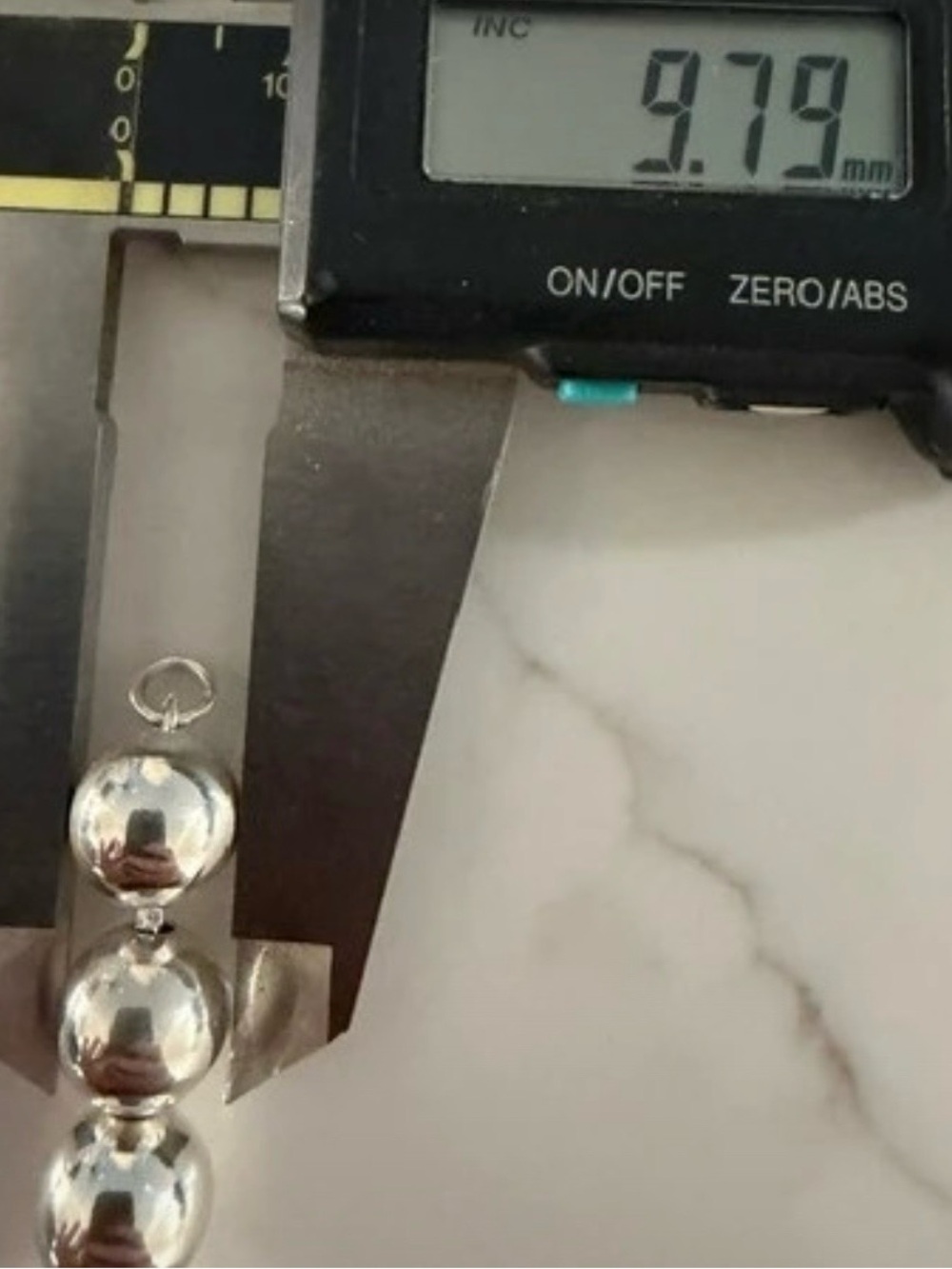 Tiffany & Co. Sterling Silver Bead Bracelet w/Tiffany Blue Pouch, no wear at all - Picture 11 of 12